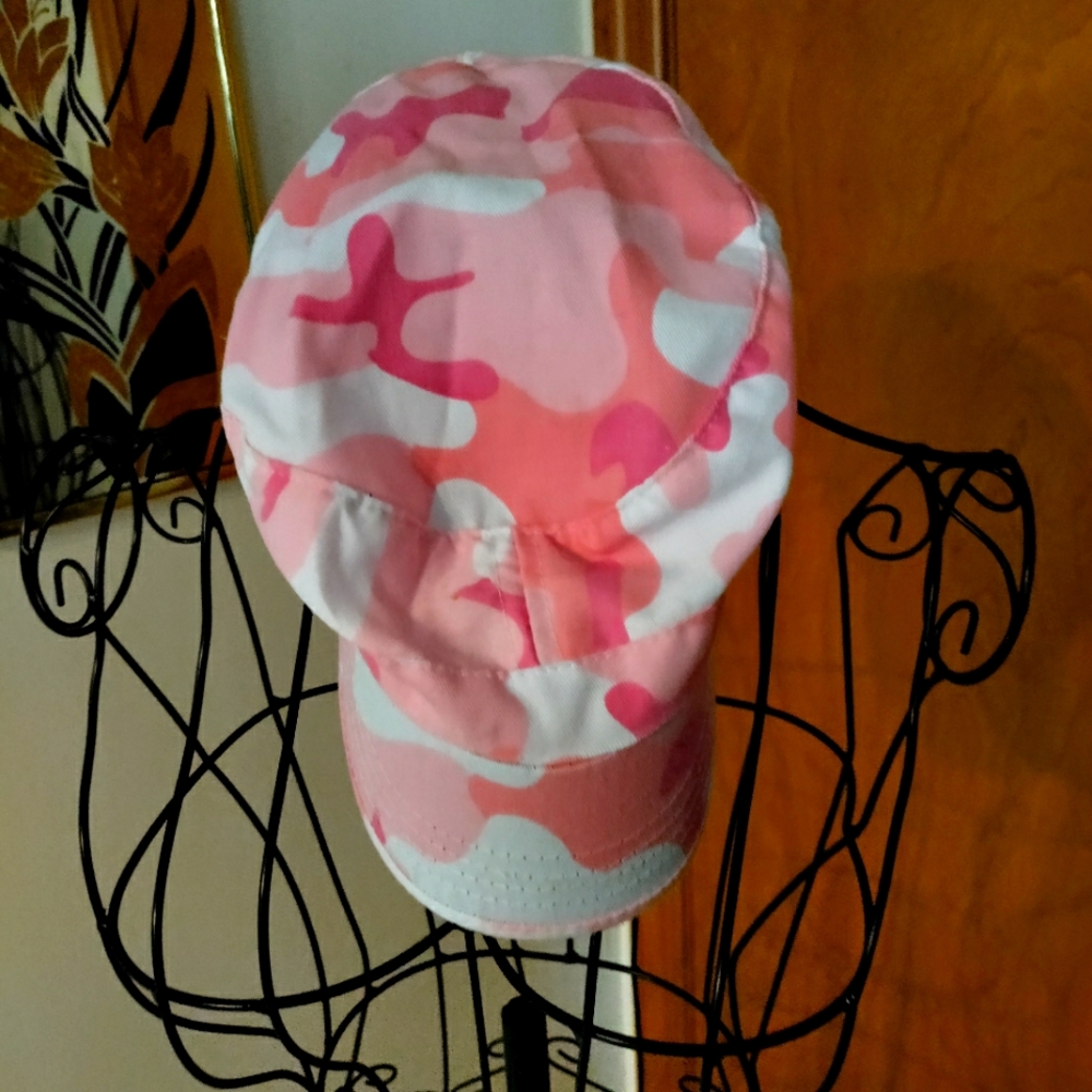 Pink Cameo cotton cap